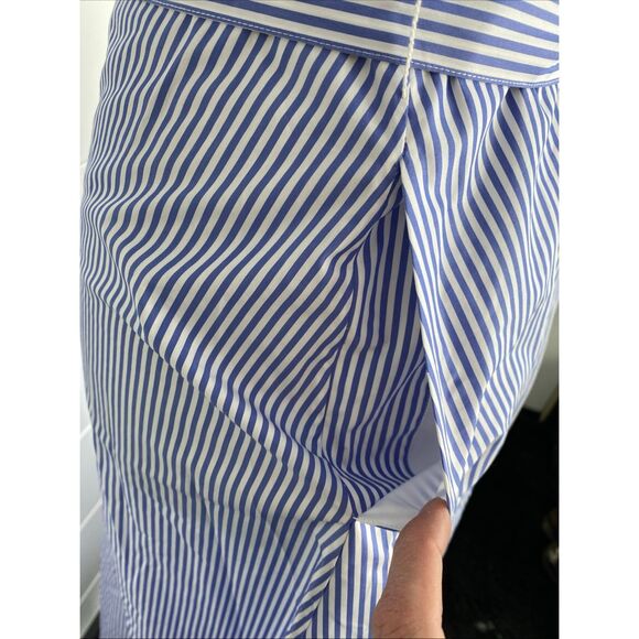 Theory Striped Long Dress Size: 4 - Picture 6 of 9